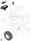 Page G Diagram and Parts List for 405013X50B-SW  Murray Lawn Tractor