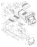 Part Location Diagram of 690434E717MA Murray Panel, Rear