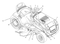 Part Location Diagram of 48X5065MA Murray Decal, 125/102 L.H.