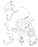 Page D Diagram and Parts List for 405013X50C  Murray Lawn Tractor
