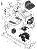 Part Location Diagram of 690608E276MA Murray Hood