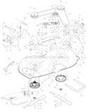 Page F Diagram and Parts List for 405017X190A 552545 Murray Lawn Tractor