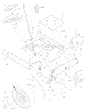 Page H Diagram and Parts List for 405017X190A 552545 Murray Lawn Tractor
