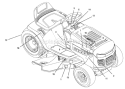 Part Location Diagram of 1740563MA Murray Decal, 125/102 L.H