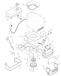 Page D Diagram and Parts List for 405020X51A  Murray Lawn Tractor