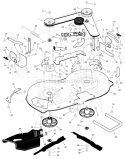 Page E Diagram and Parts List for 40508X92H  Murray Lawn Tractor