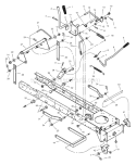 Page F Diagram and Parts List for 40503X88B 1999 Murray Lawn Tractor