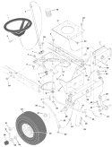 Part Location Diagram of 095442 Murray Wheel, Steering