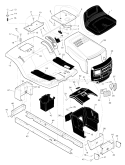 Part Location Diagram of F-98724 Murray Parts List