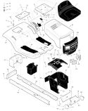 Part Location Diagram of F-98711 Murray Book, Instruction