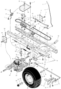 Page B Diagram and Parts List for 405600X50B  Murray Lawn Tractor