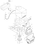 Page D Diagram and Parts List for 405600X50B  Murray Lawn Tractor