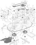 Page E Diagram and Parts List for 405600X50B  Murray Lawn Tractor