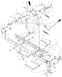 Page F Diagram and Parts List for 405600X50B  Murray Lawn Tractor