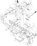 Page F Diagram and Parts List for 405605X51A  Murray Lawn Tractor
