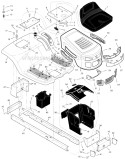 Page A Diagram and Parts List for 405606X108A  Murray Lawn Tractor