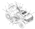 Part Location Diagram of 44X6944MA Murray Decal, Automatic Drive