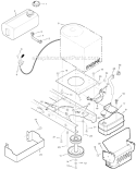 Page D Diagram and Parts List for 405606X50A  Murray Lawn Tractor