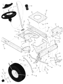 Page G Diagram and Parts List for 405606X50B-SW  Murray Lawn Tractor