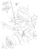 Page H Diagram and Parts List for 405606X50C  Murray Lawn Tractor