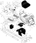Page A Diagram and Parts List for 405606X78A  Murray Lawn Tractor
