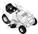 Part Location Diagram of 48X5177MA Murray Decal, 15.5/40 Right Hand