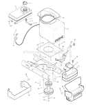 Page D Diagram and Parts List for 405606X78B  Murray Lawn Tractor