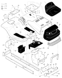 Part Location Diagram of F-98960 Murray Book, Instruction