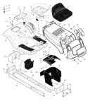 Page A Diagram and Parts List for 405625X51A-SW  Murray Lawn Tractor