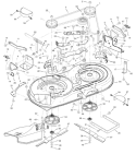 Page F Diagram and Parts List for 405627X51A  Murray Lawn Tractor