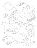 Part Location Diagram of 44X3046 Murray Decal, Console