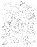 Part Location Diagram of F-96886 Murray Repair Parts Book