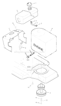 Part Location Diagram of 023716 Murray Fuel Line