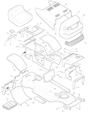Part Location Diagram of F-96784 Murray Book, Instruction