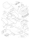 Part Location Diagram of F-96951 Murray Repair Parts Book
