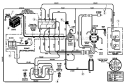 Electrical System Diagram and Parts List for 425001X8B  Murray Lawn Tractor
