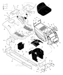 Page A Diagram and Parts List for 425001X99A  Murray Lawn Tractor