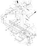 Page F Diagram and Parts List for 425017X24A  Murray Lawn Tractor