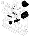 Part Location Diagram of 1740507 Murray Instruction Book