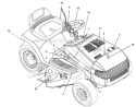 Page B Diagram and Parts List for 425018X00A  Murray Lawn Tractor