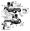 Part Location Diagram of 712433MA Murray DECAL, SCOTTS S/D REAR