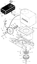 Page C Diagram and Parts List for 425303X92B  Murray Lawn Tractor