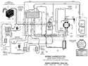 Page B Diagram and Parts List for 425308X31A  Murray Lawn Tractor