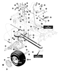 Part Location Diagram of 694003MA Murray Retainer Clip