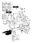 Part Location Diagram of 94956-821 Murray Bracket-Chute