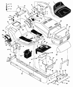 Part Location Diagram of 095323E700 Murray DISCONTINUED