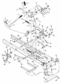 Part Location Diagram of 094195Z Murray Lever, Lift
