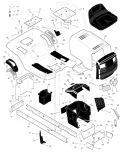 Part Location Diagram of F-98740 Murray Parts List