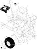 Part Location Diagram of 94576E700MA Murray Spindle Assembly, Left