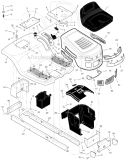 Page A Diagram and Parts List for 425600X48A  Murray Lawn Tractor